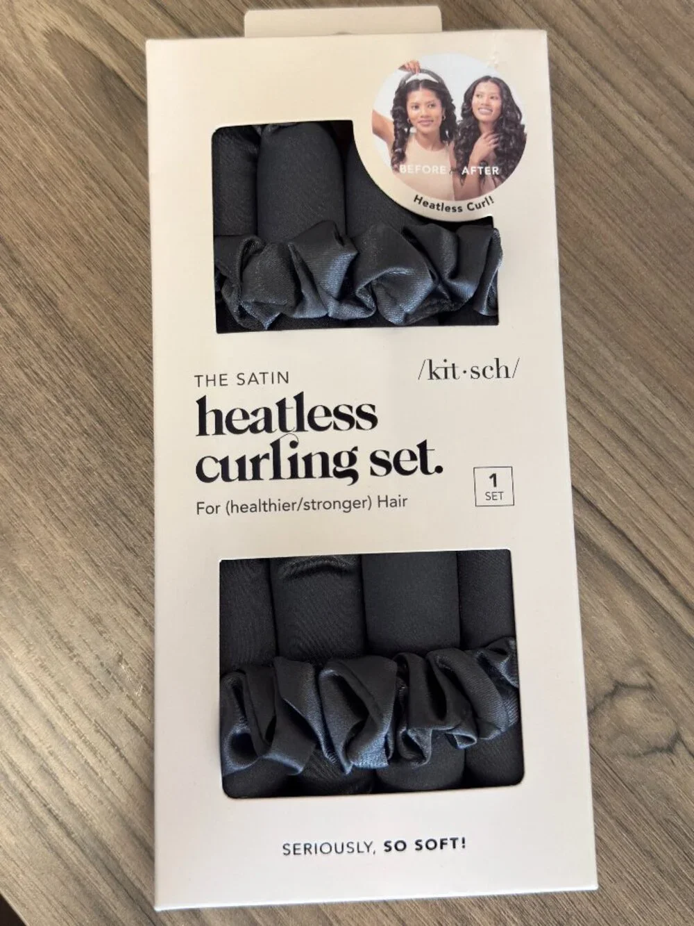 NEW Kitsch Satin Heatless Curling Set